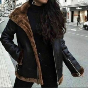 Zara Aviator biker jacket
